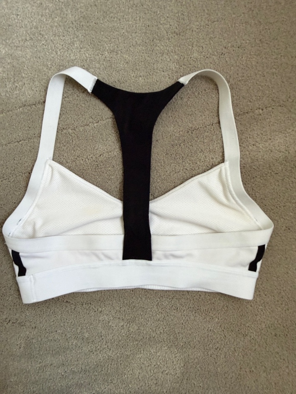 adidas Black and White Racerback Sports Bras Duo - Picture 5 of 5